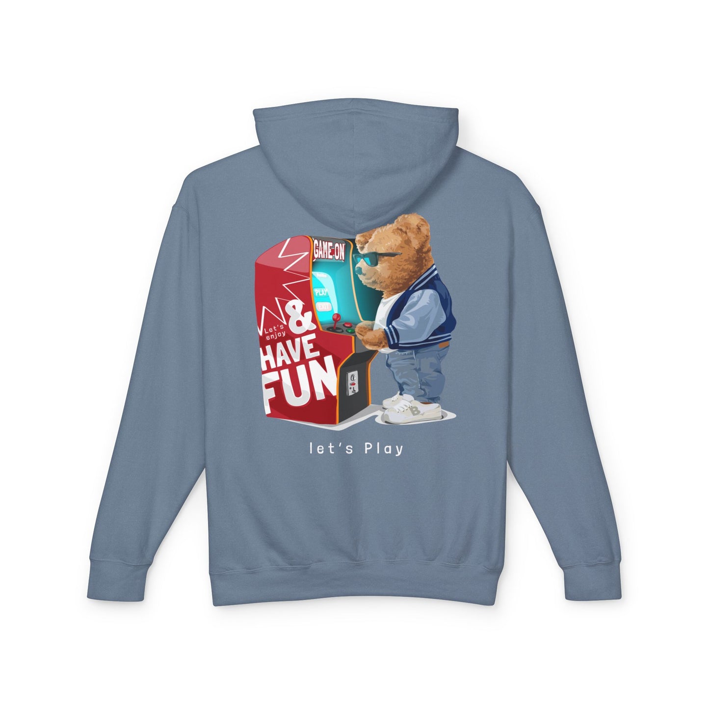 Game on Adult Unisex Lightweight Hooded Sweatshirt