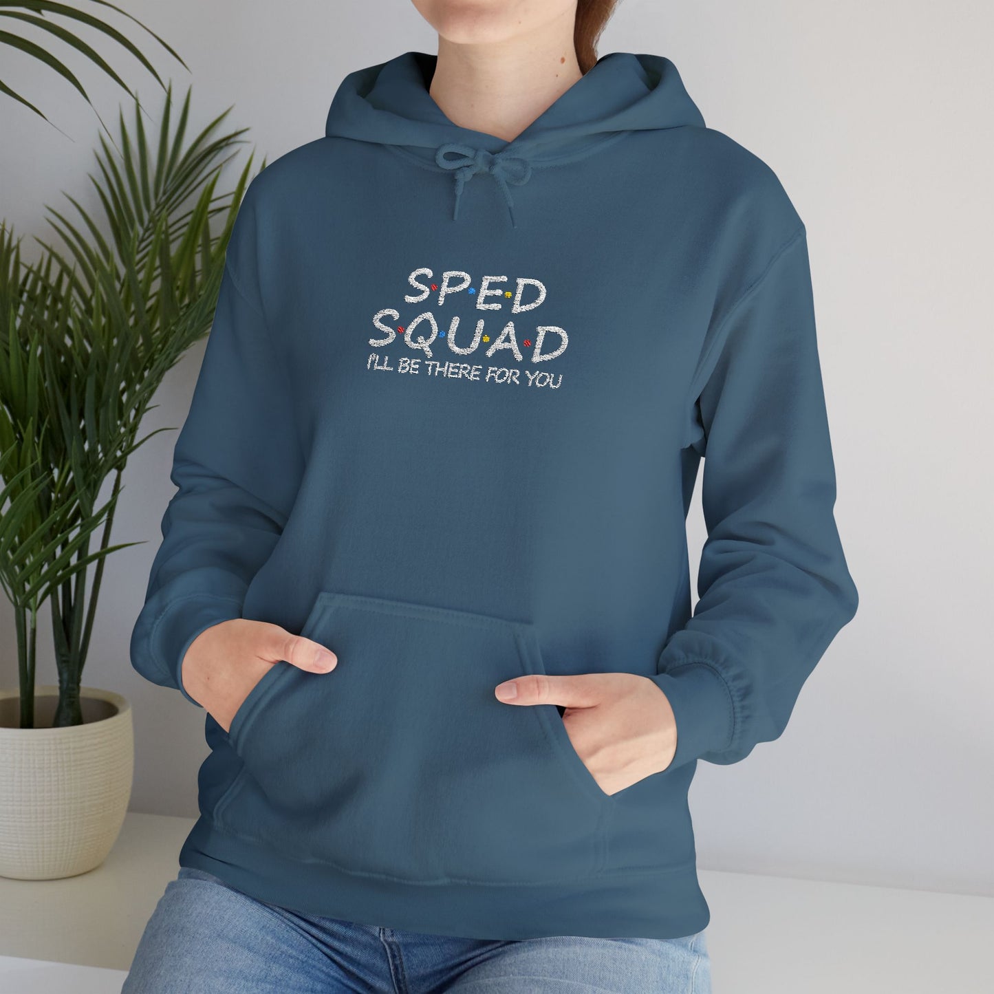 Sped Squad Embroidered Unisex Heavy Blend™ Hooded Sweatshirt
