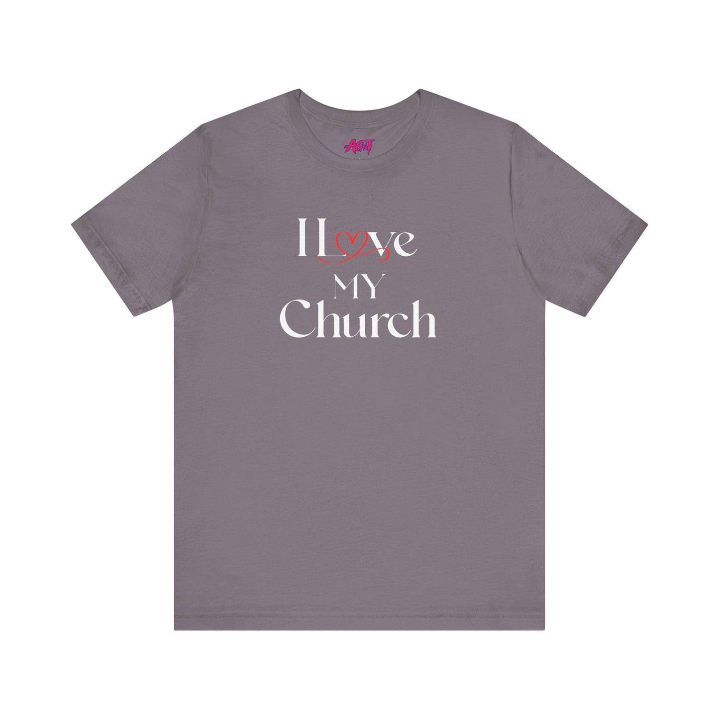 I LOVE MY CHURCH Unisex Jersey Short Sleeve Tee