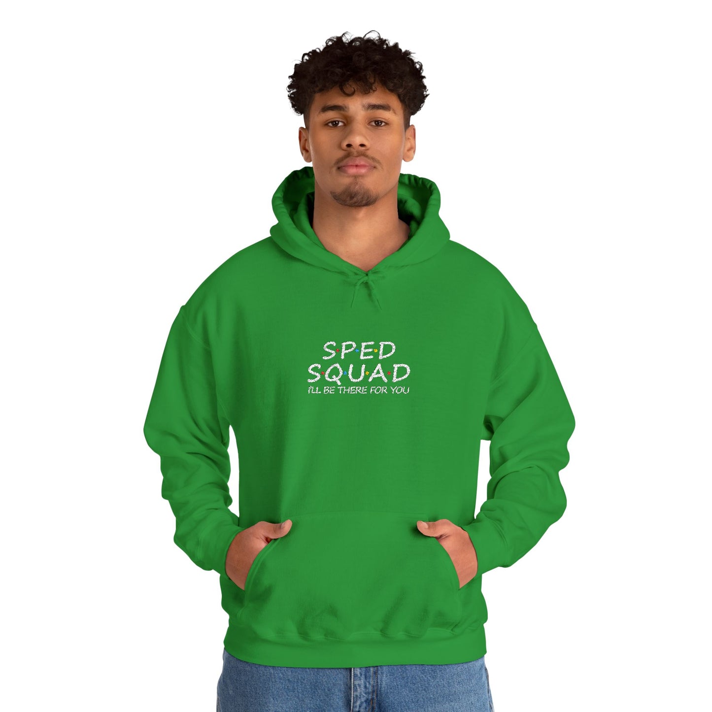 Sped Squad Embroidered Unisex Heavy Blend™ Hooded Sweatshirt