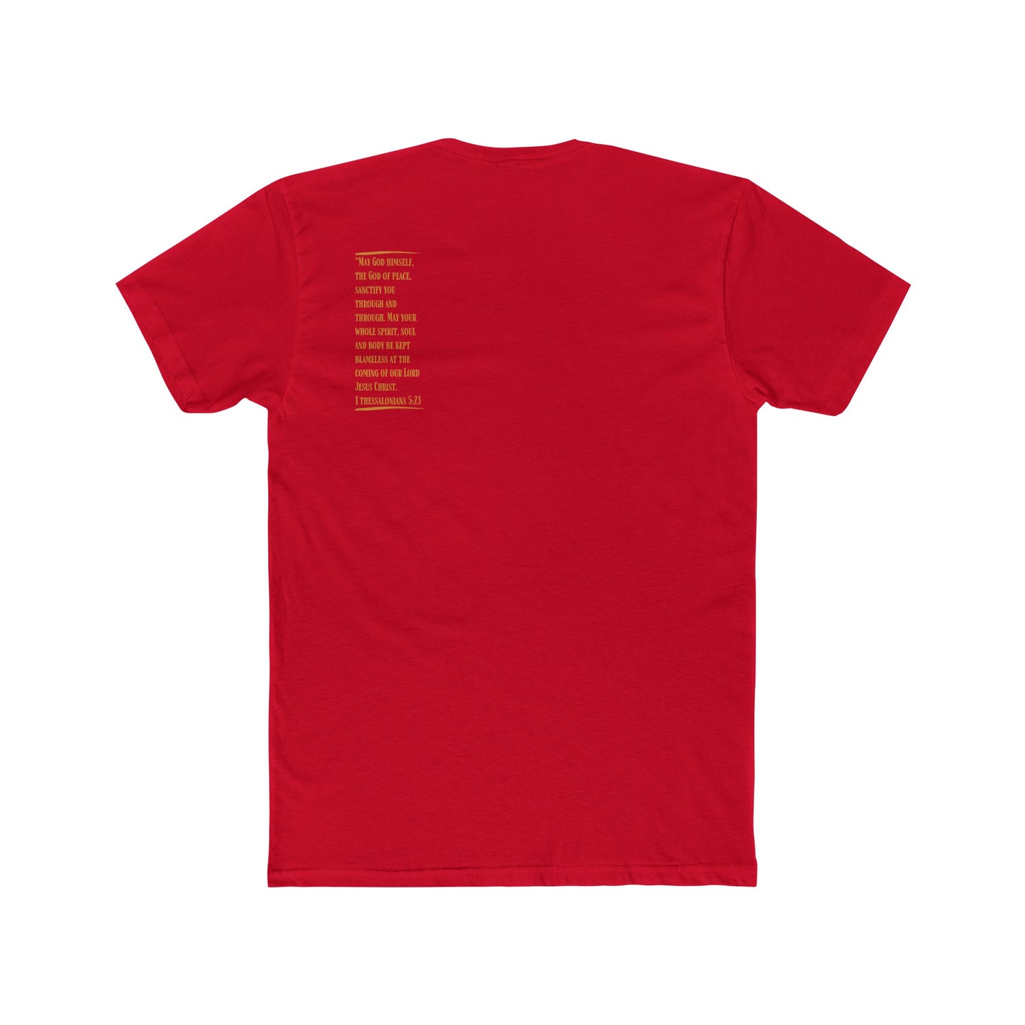Sanctified Tan Men's Cotton Crew Tee