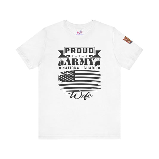 Proud Army National Guard Wife T-shirt