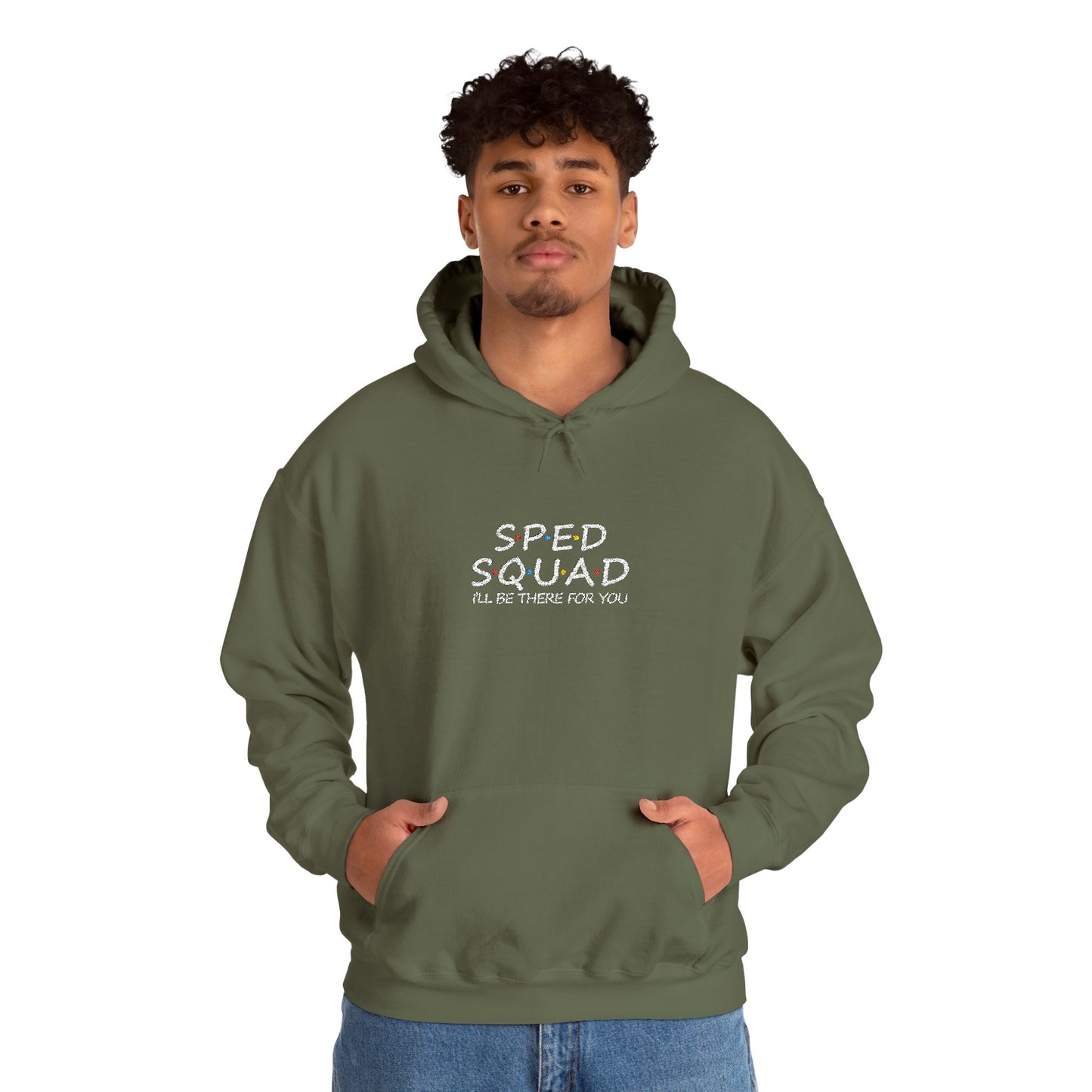 Sped Squad Embroidered Unisex Heavy Blend™ Hooded Sweatshirt