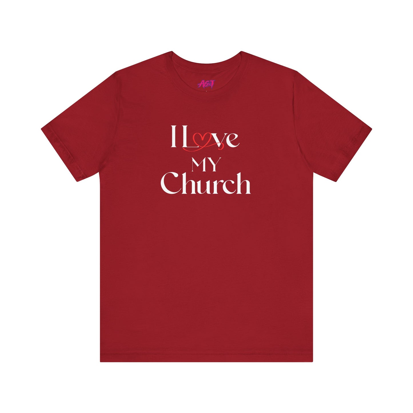 I LOVE MY CHURCH Unisex Jersey Short Sleeve Tee
