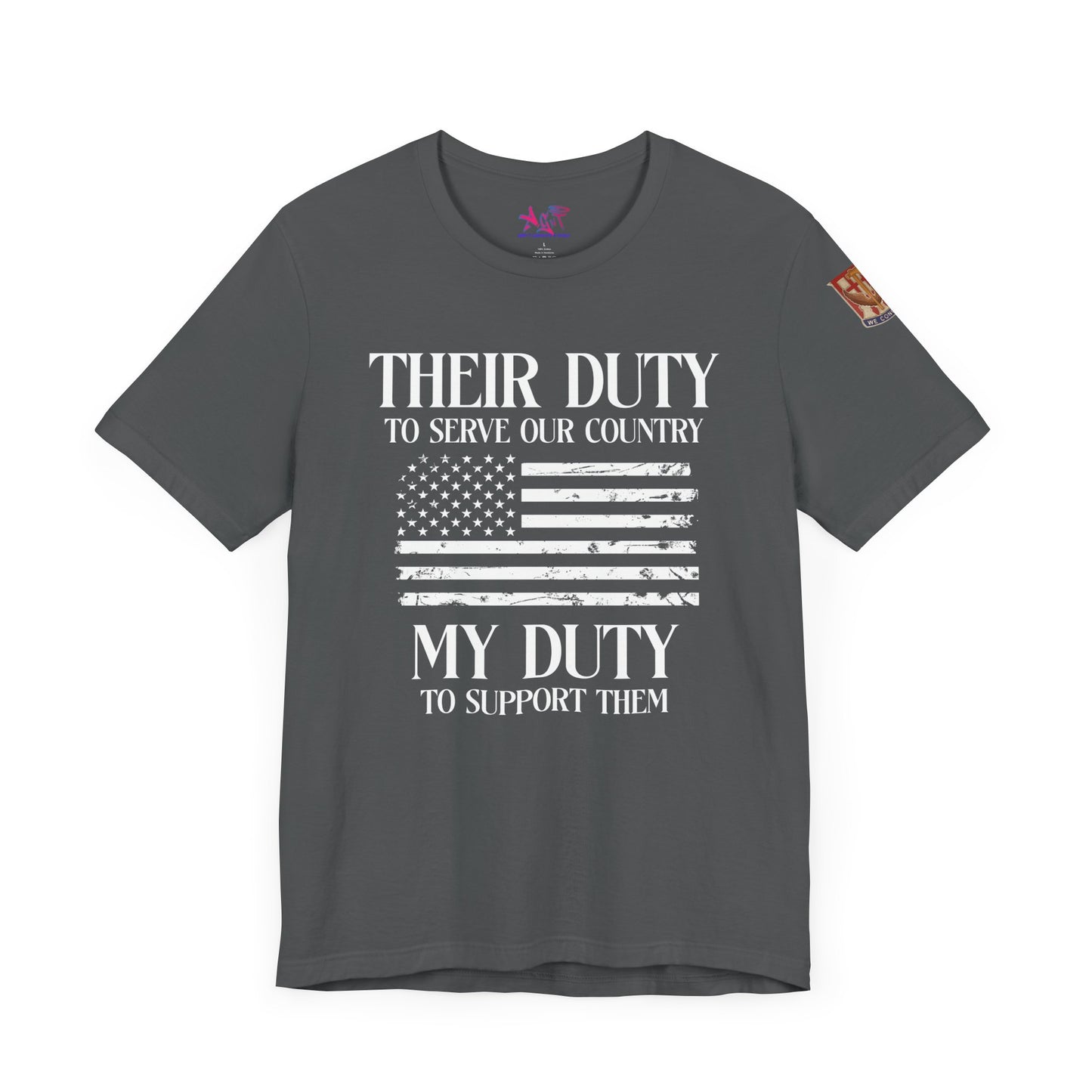 Their Duty to Serve Unisex Jersey Short Sleeve Tee Darker color shirts