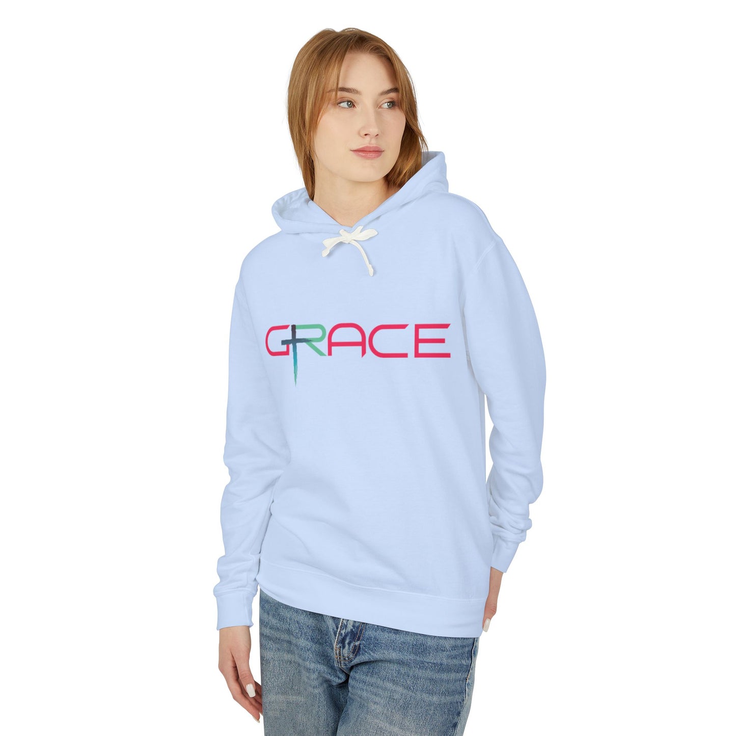 Grace PNK Unisex Lightweight Hooded Sweatshirt