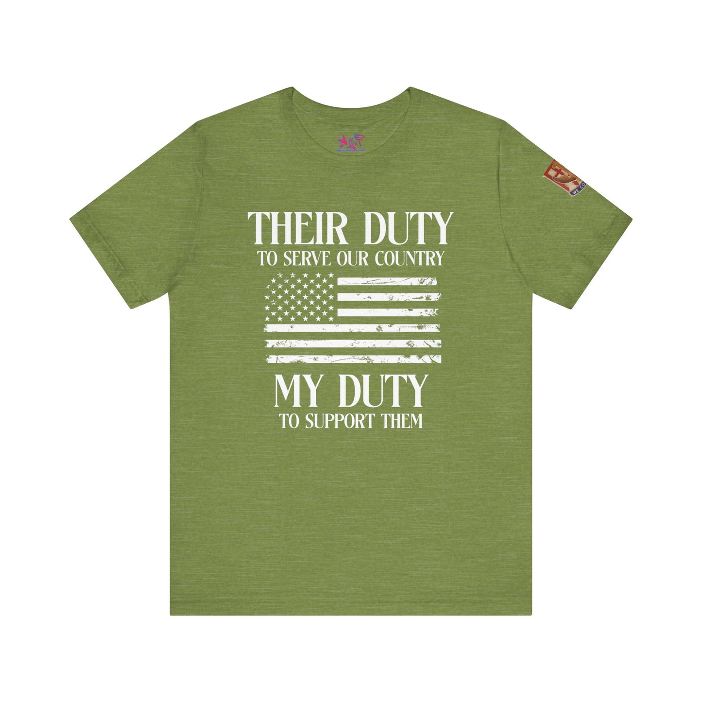 Their Duty to Serve Unisex Jersey Short Sleeve Tee Darker color shirts