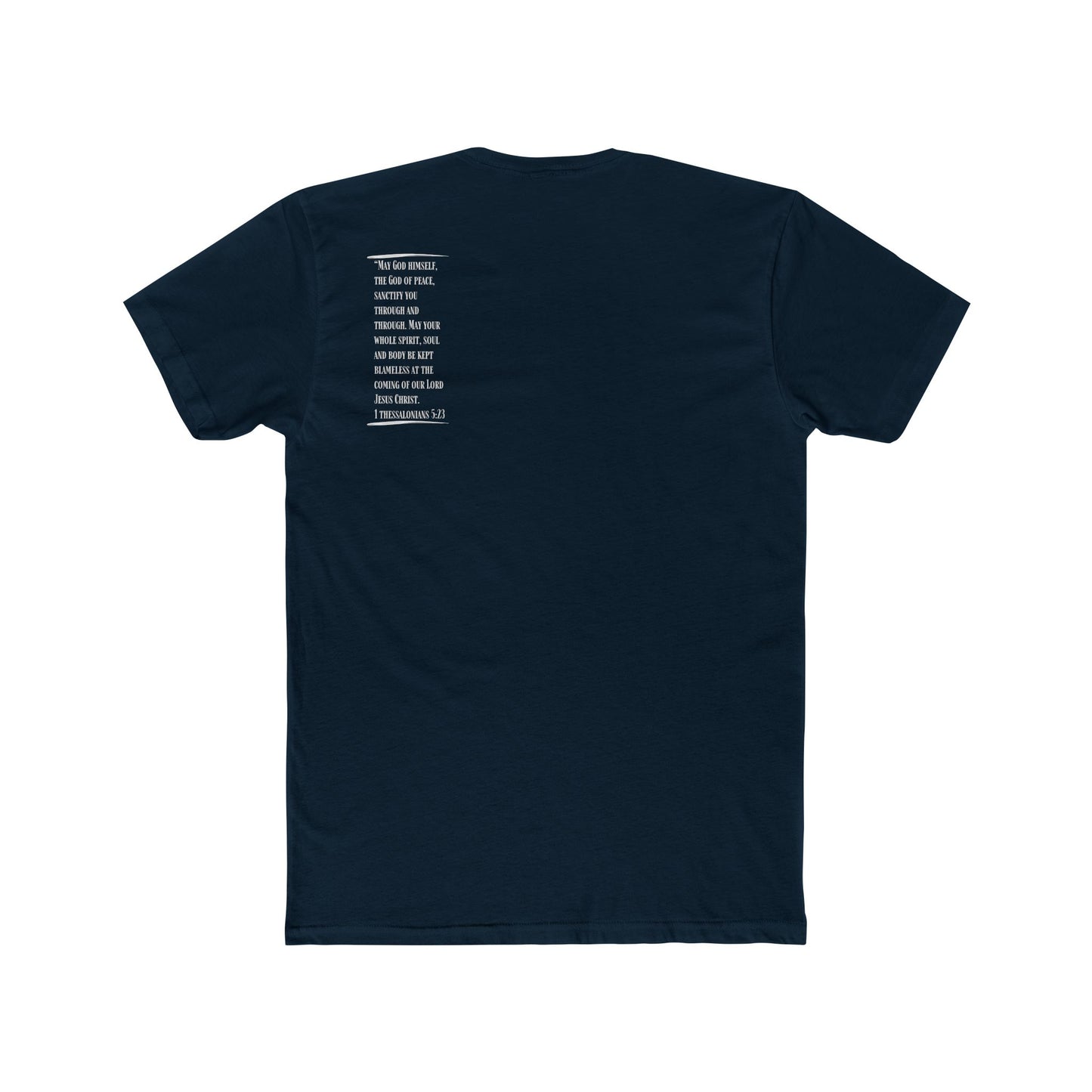 Sanctified WhFrt/BLK Cotton Crew Tee