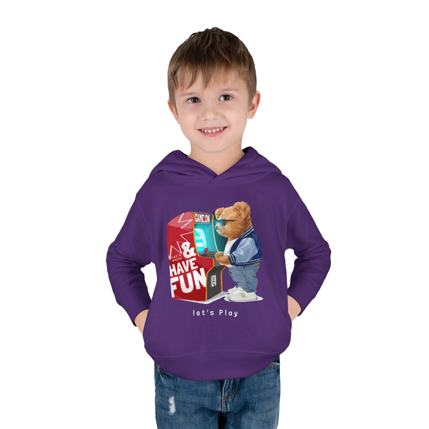 Play Games Toddler Pullover Fleece Hoodie