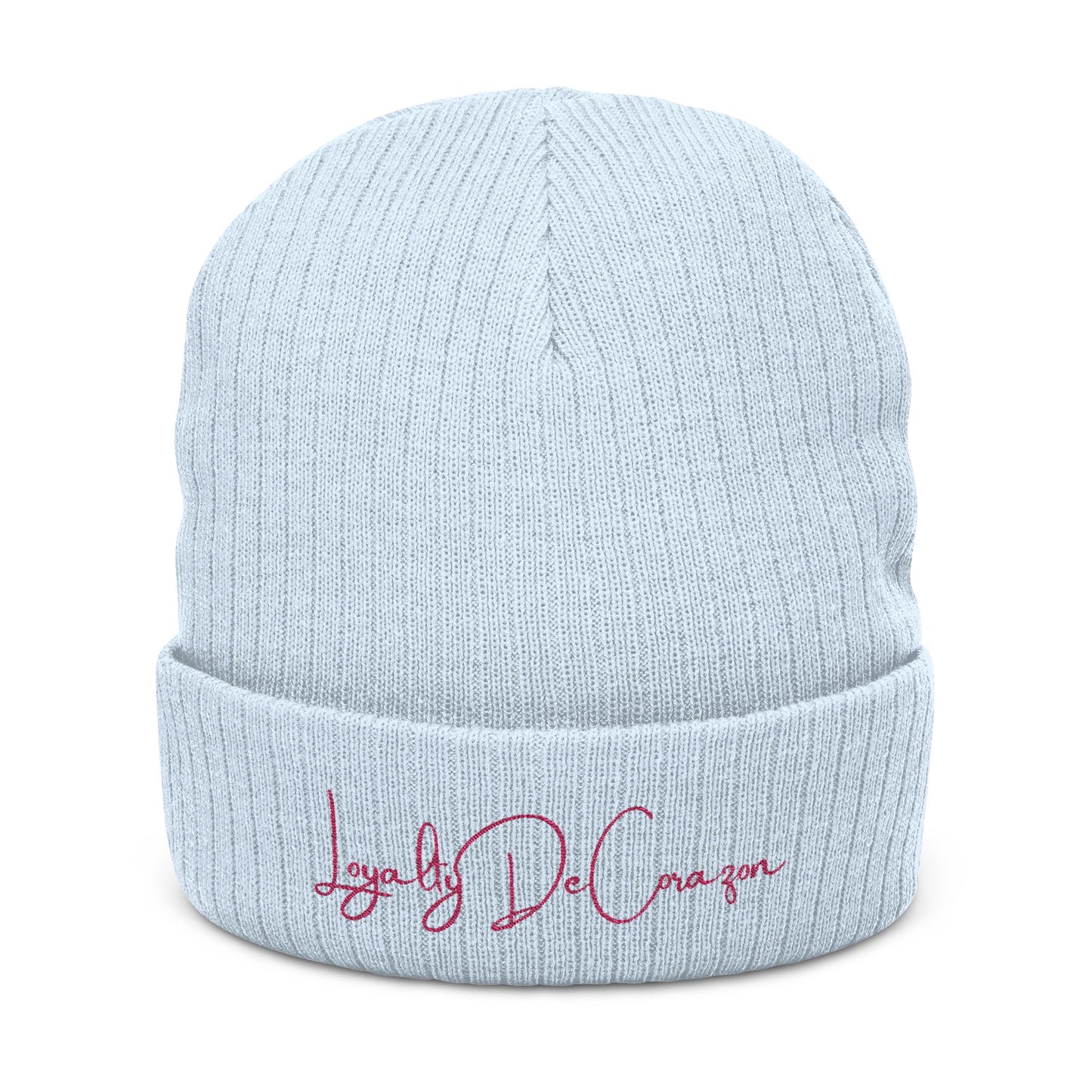 LDC Ribbed Knit Beanie (Embroidery)