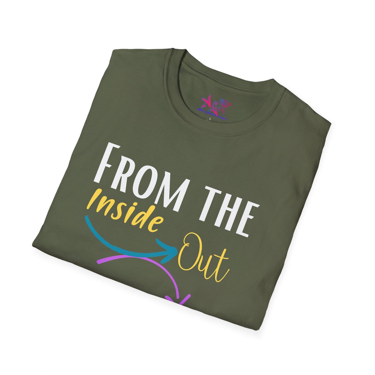 From the inside out! Unisex Softstyle T-Shirt