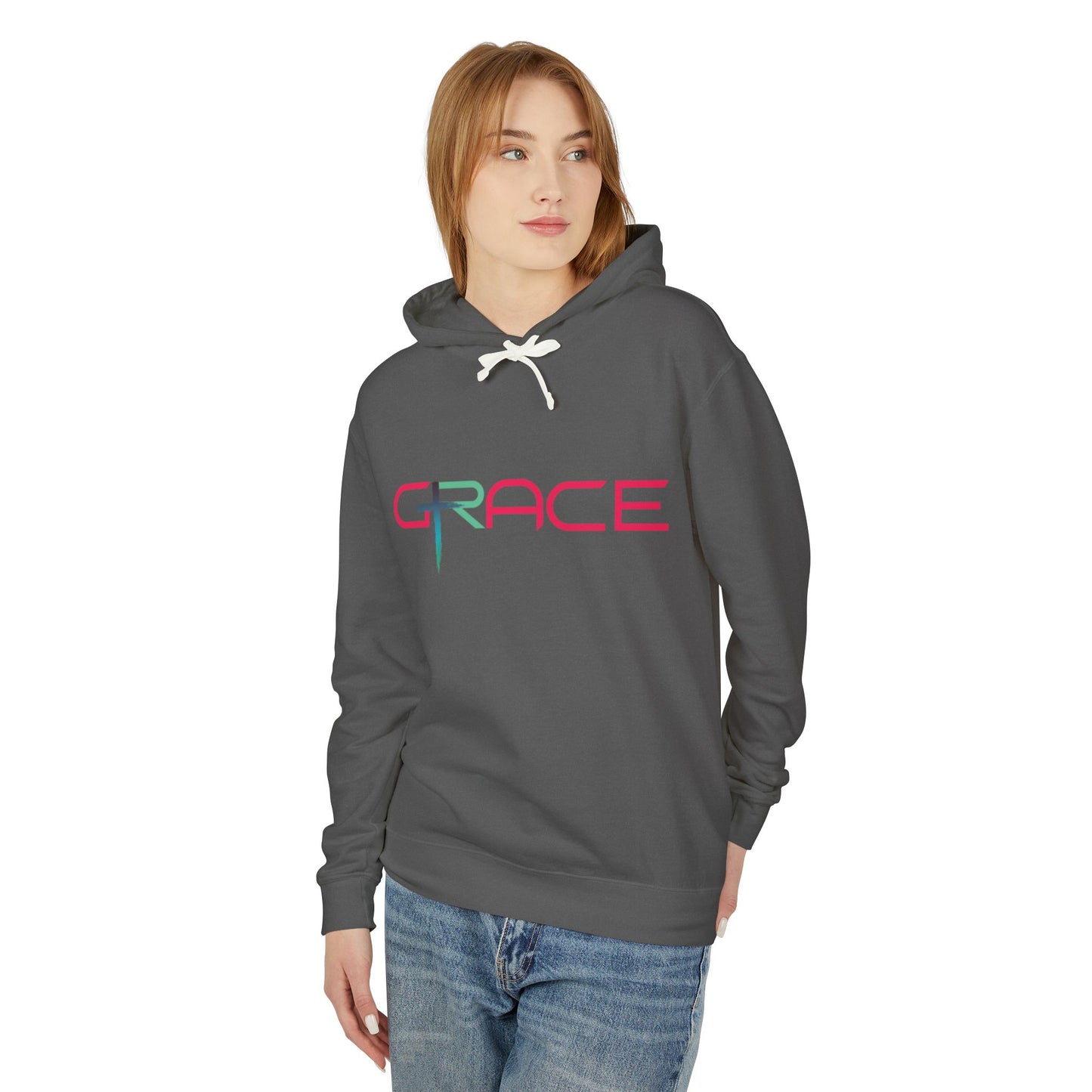 Grace PNK Unisex Lightweight Hooded Sweatshirt