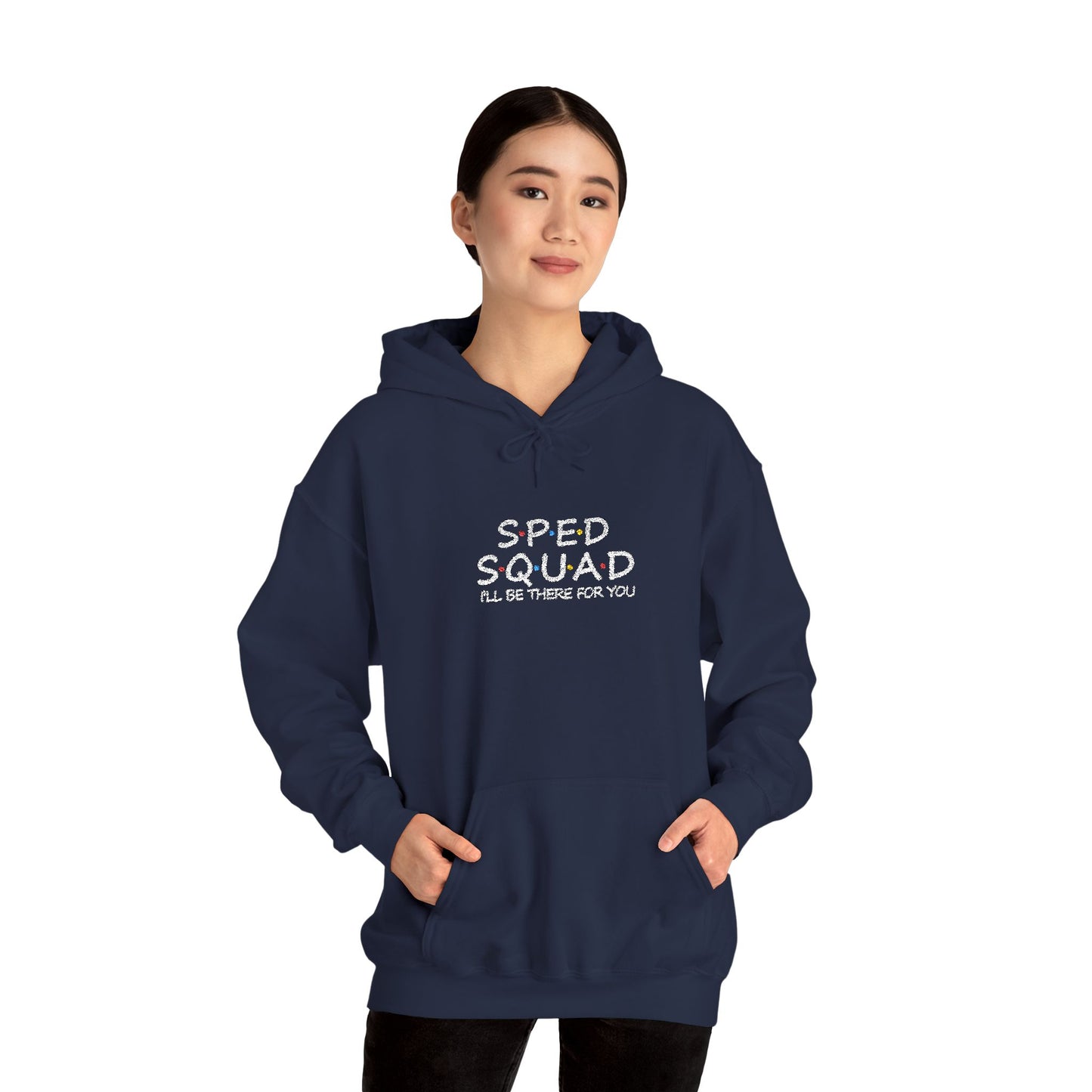 Sped Squad Embroidered Unisex Heavy Blend™ Hooded Sweatshirt