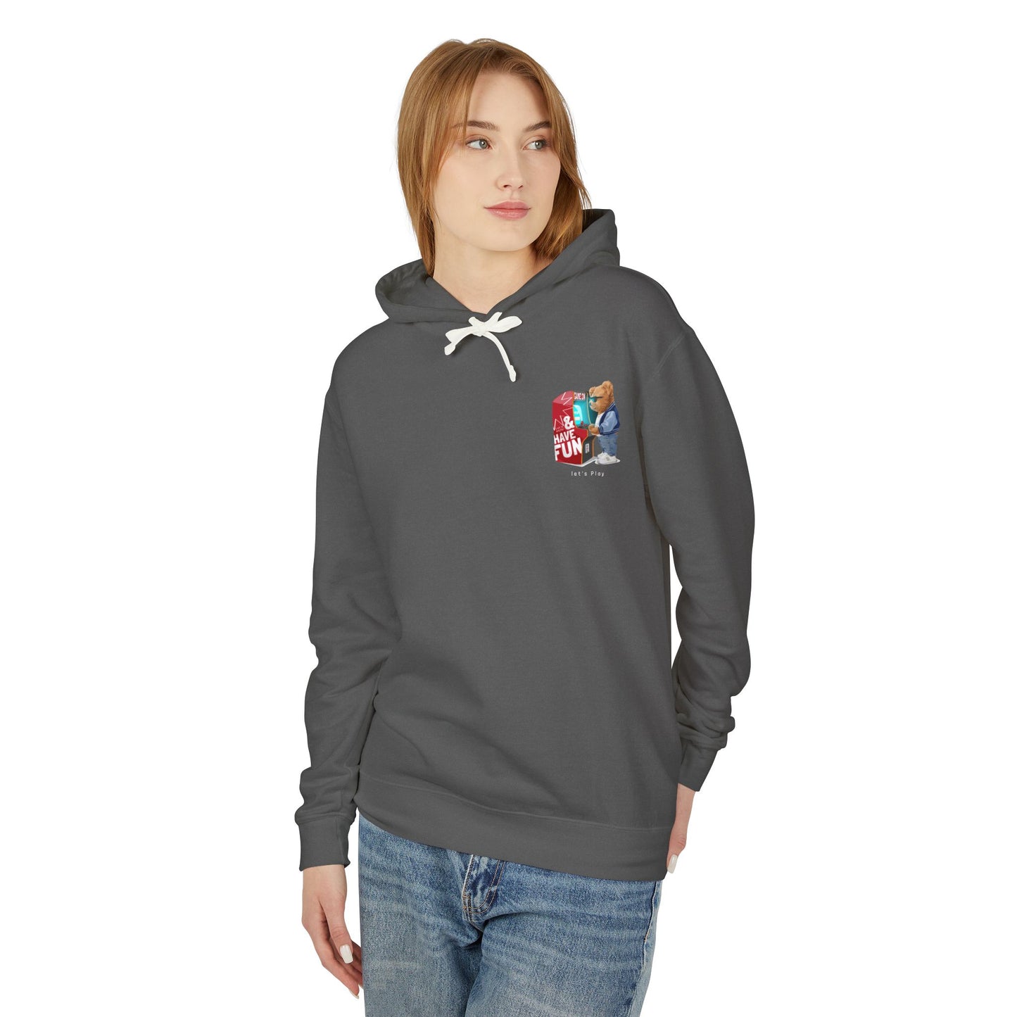 Game on Adult Unisex Lightweight Hooded Sweatshirt