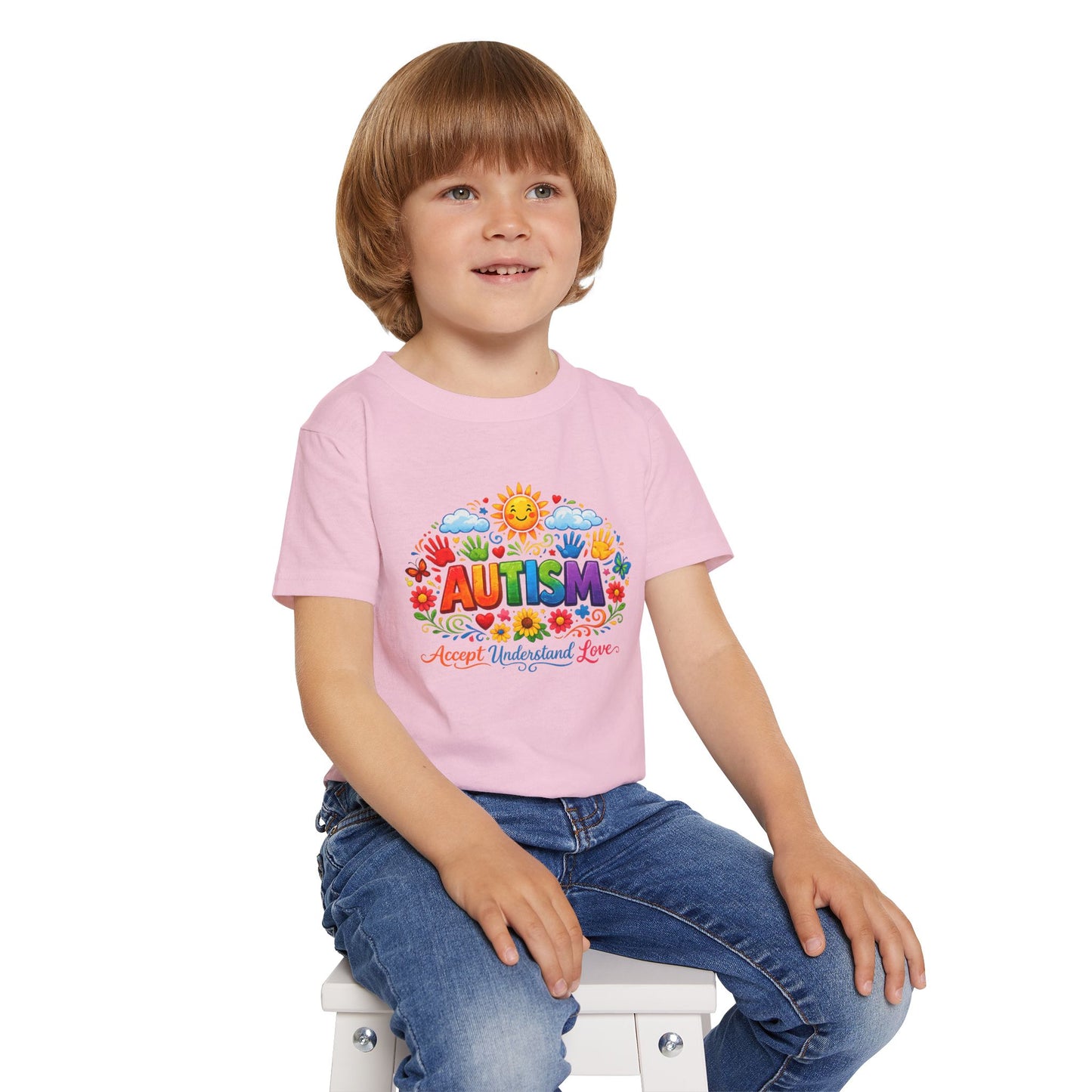 Autism Awareness Love Heavy Cotton™ Toddler T-shirt