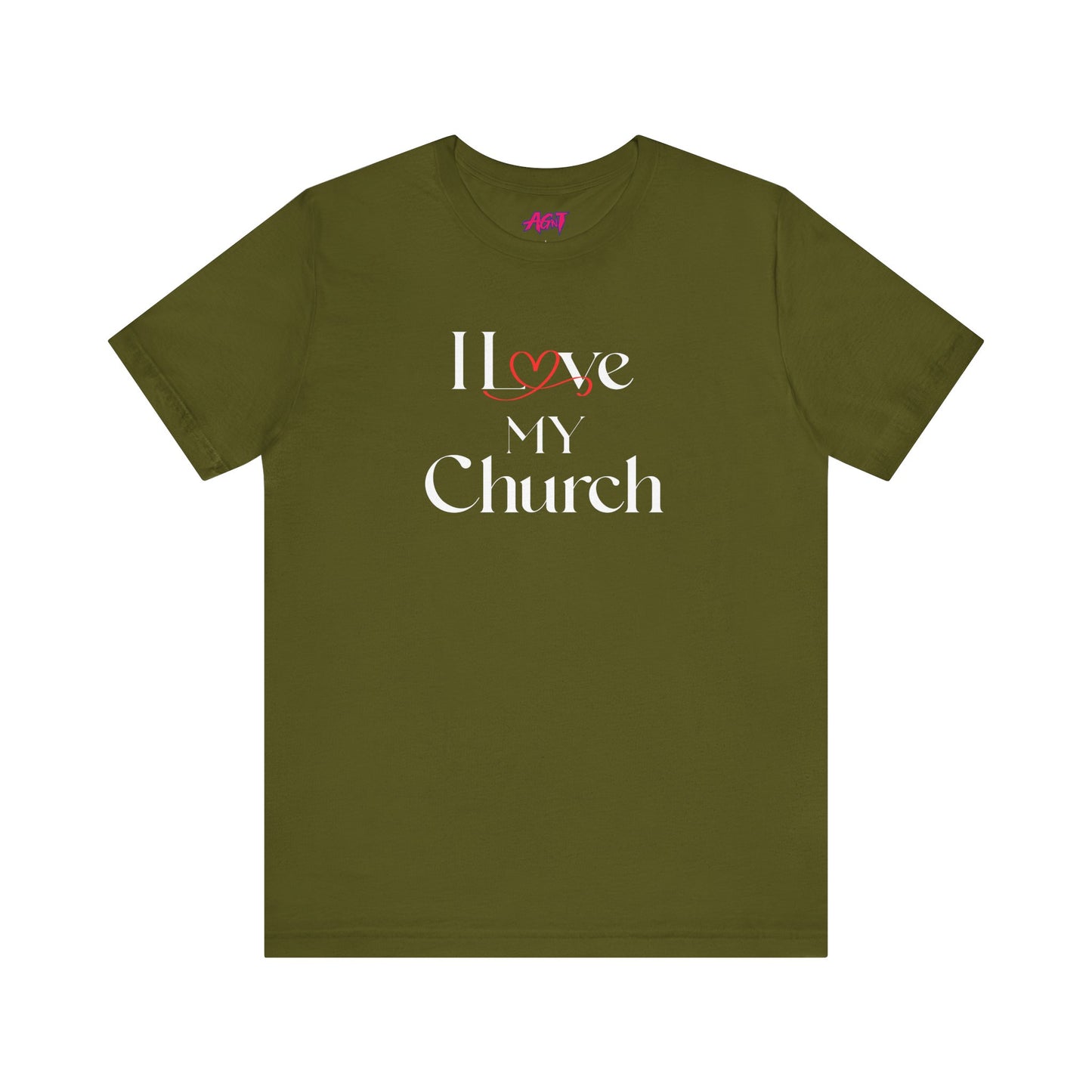 I LOVE MY CHURCH Unisex Jersey Short Sleeve Tee