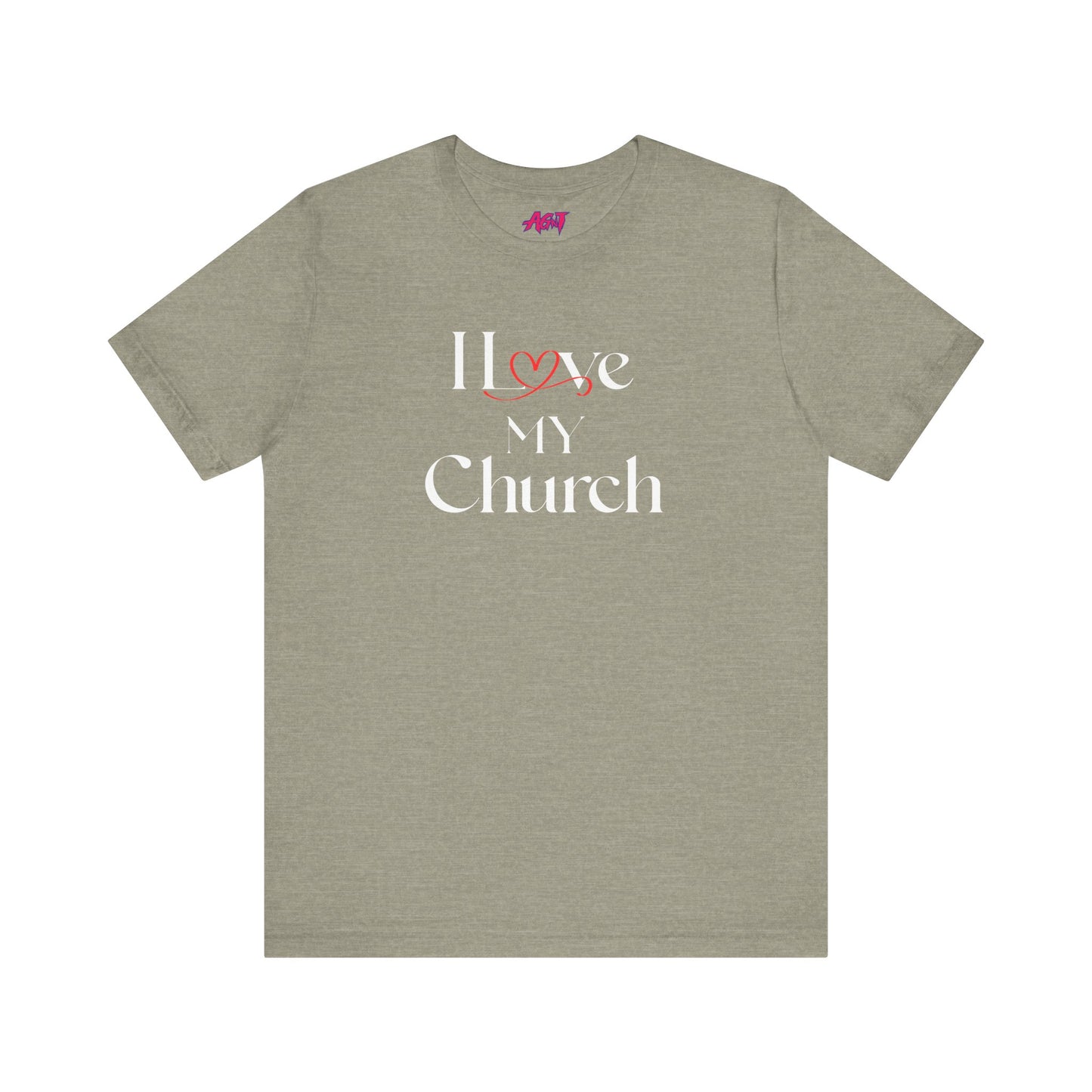 I LOVE MY CHURCH Unisex Jersey Short Sleeve Tee