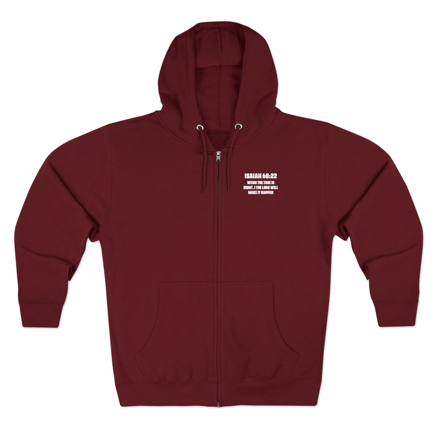 God's Plan Unisex Zip Hoodie