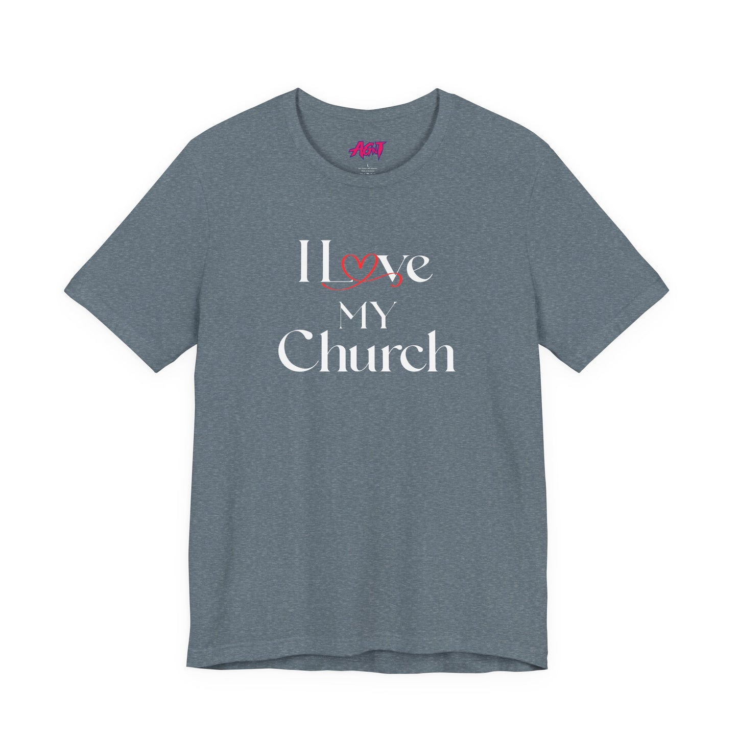 I LOVE MY CHURCH Unisex Jersey Short Sleeve Tee