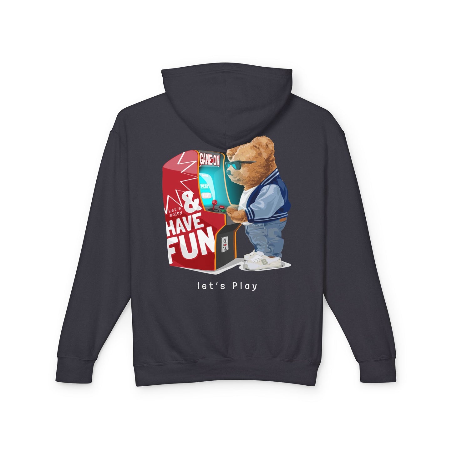 Game on Adult Unisex Lightweight Hooded Sweatshirt