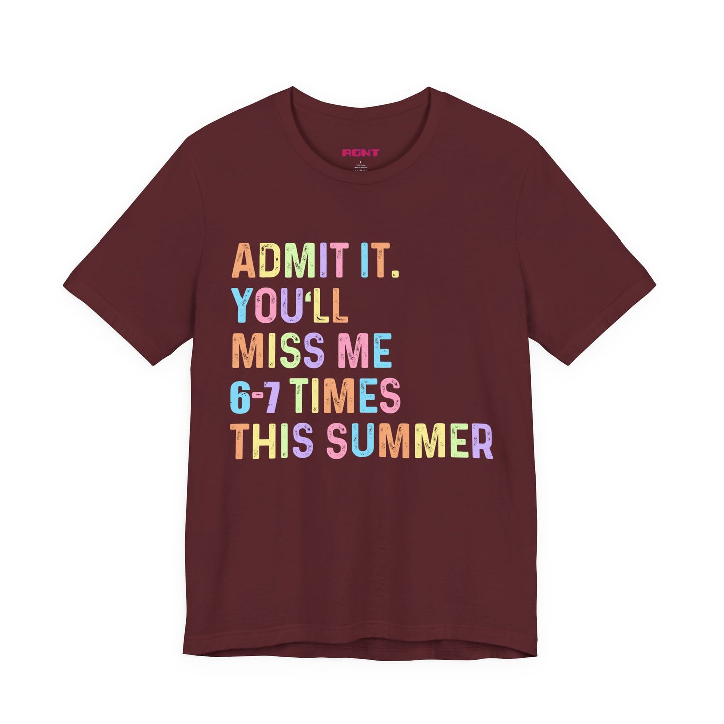 Admit it Unisex Jersey Short Sleeve Tee