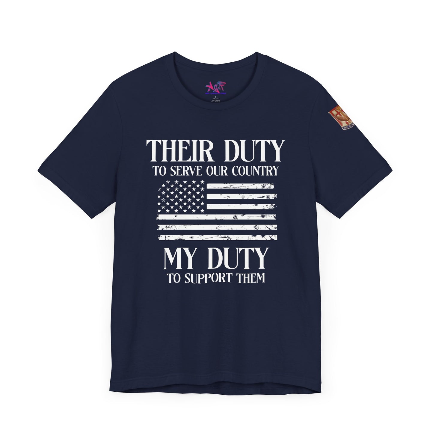 Their Duty to Serve Unisex Jersey Short Sleeve Tee Darker color shirts