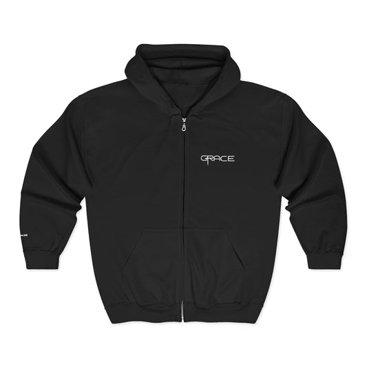 Grace Embroidered Unisex Heavy Blend™ Full Zip Hooded Sweatshirt