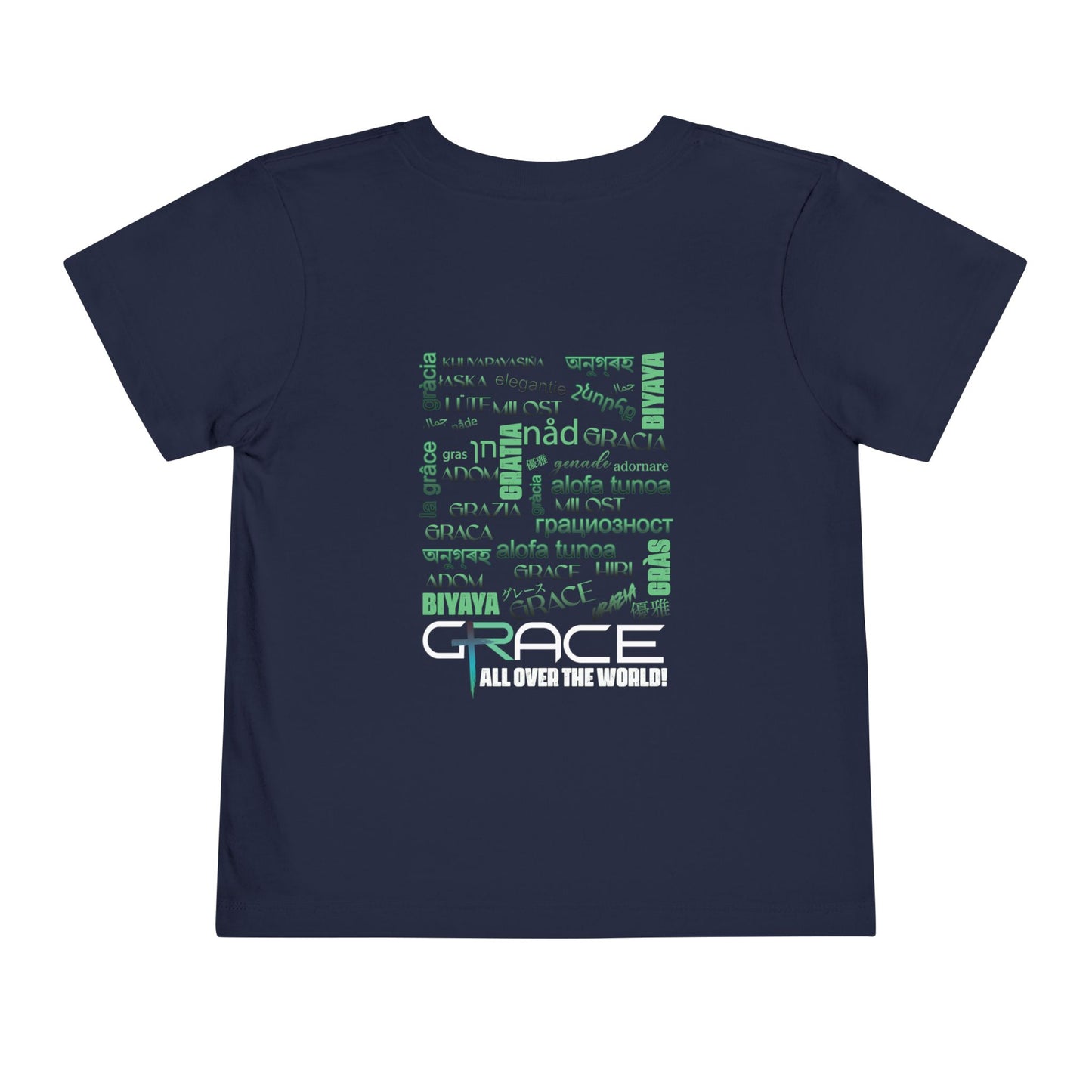 Grace darker color Toddler Short Sleeve Tee