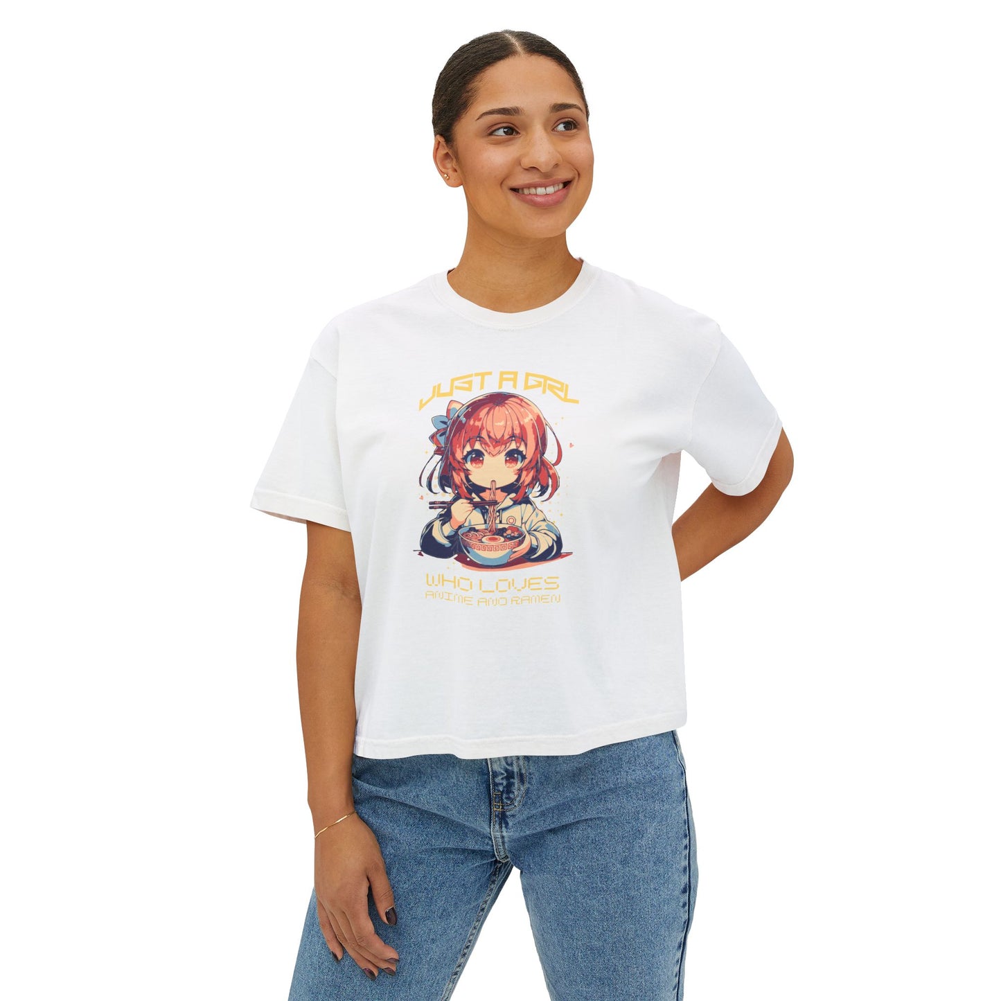 Anime & Ramen Women's Boxy Tee