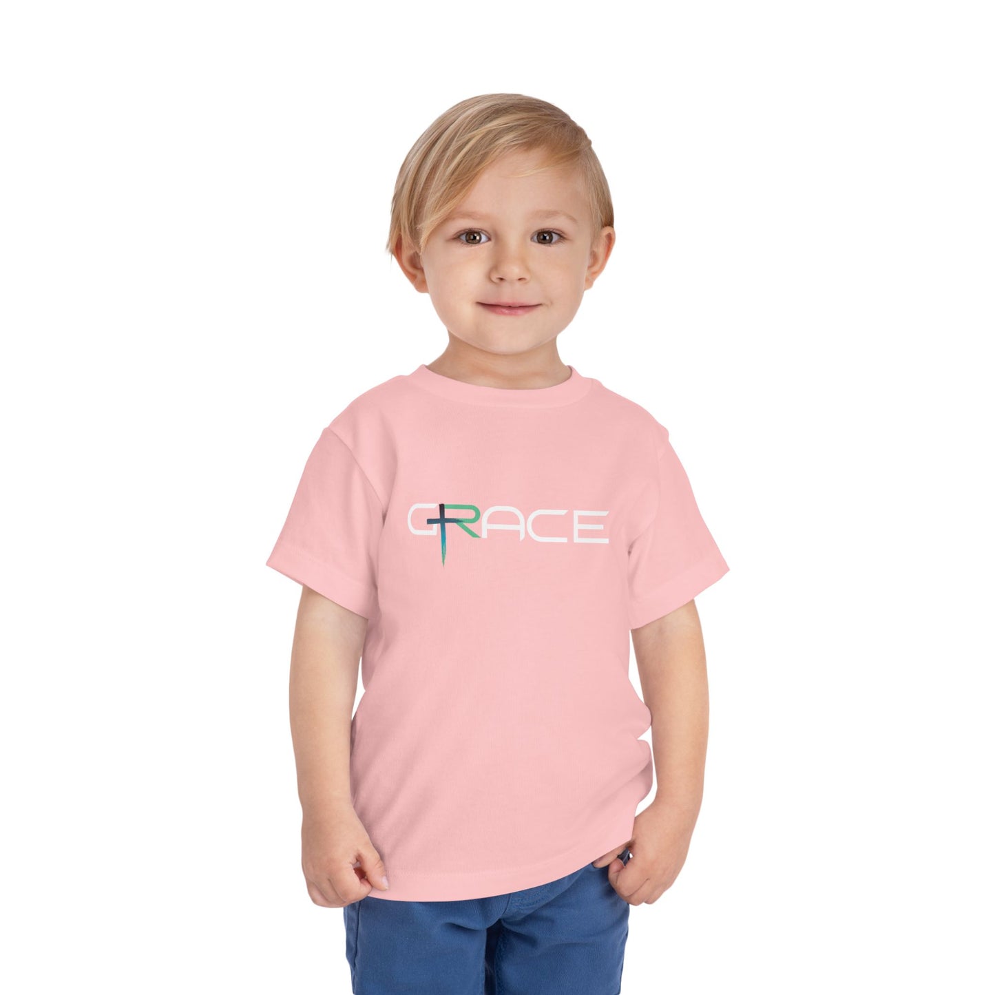 Grace darker color Toddler Short Sleeve Tee
