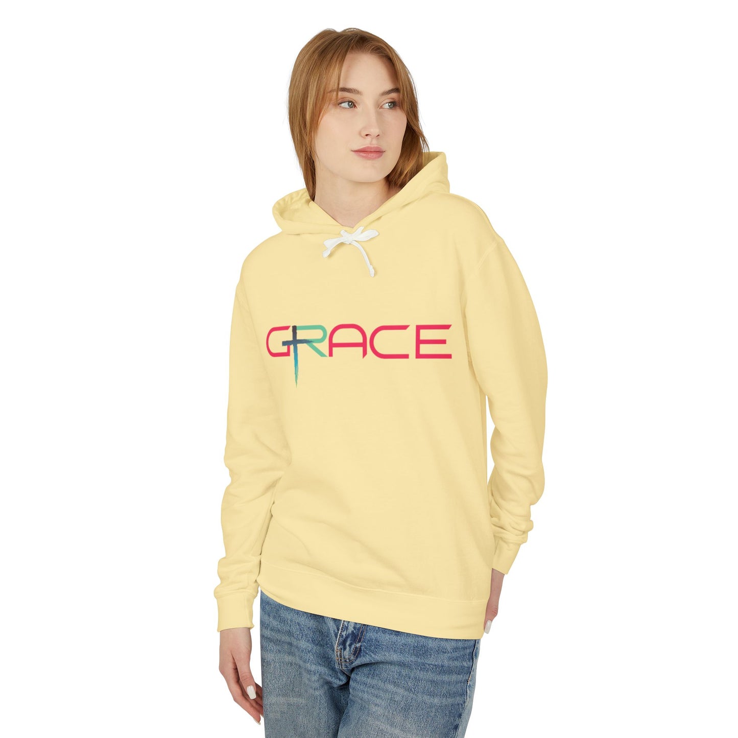 Grace PNK Unisex Lightweight Hooded Sweatshirt