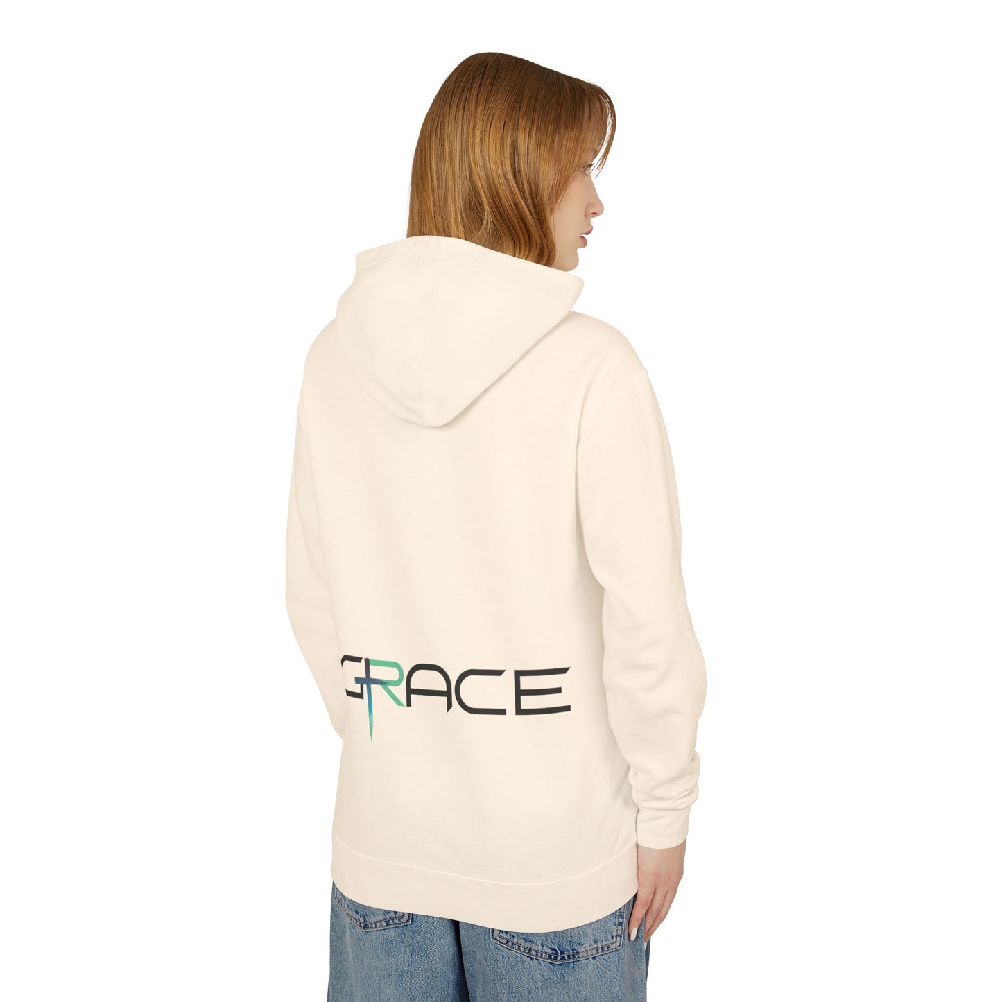 Grace Unisex Lightweight Hooded Sweatshirt