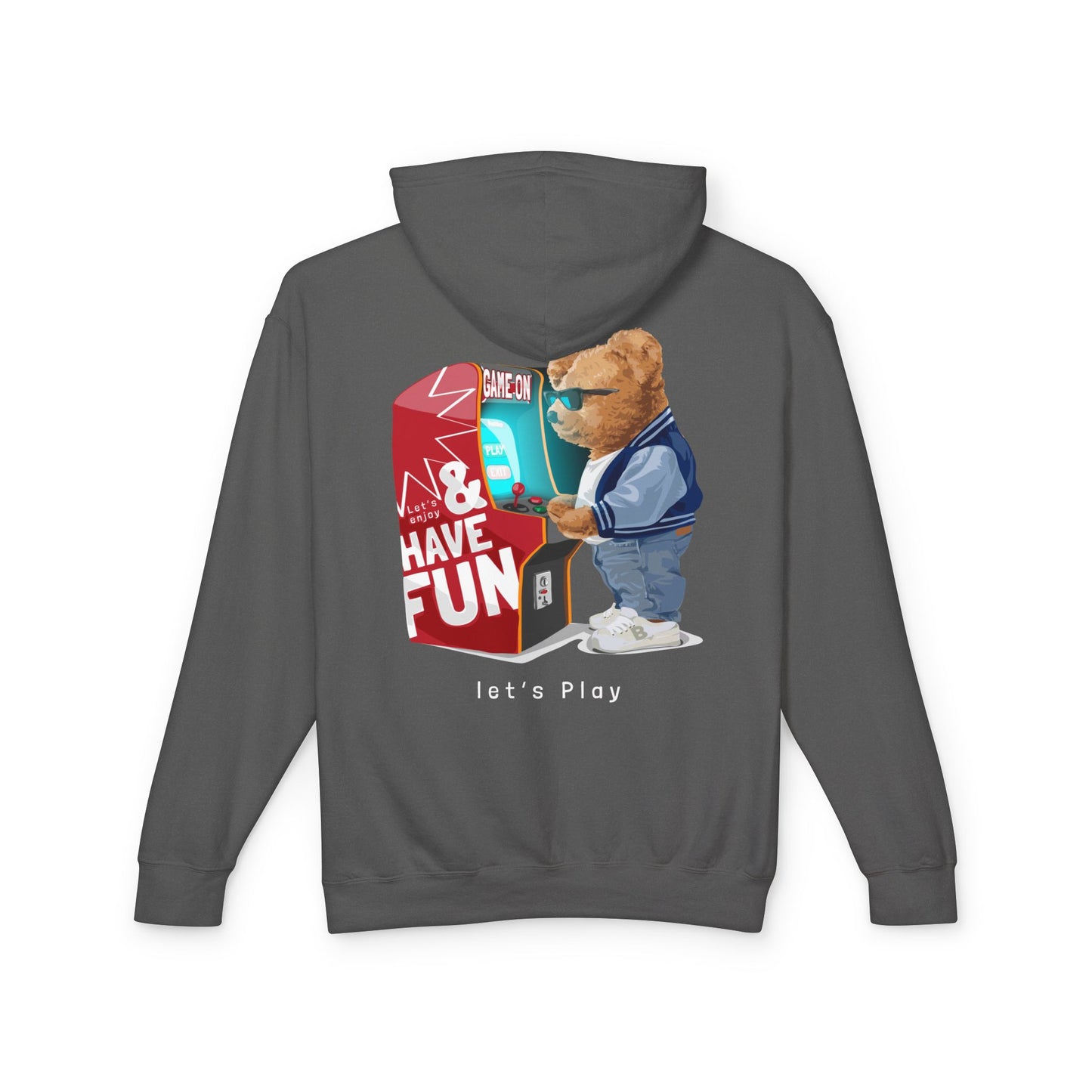 Game on Adult Unisex Lightweight Hooded Sweatshirt