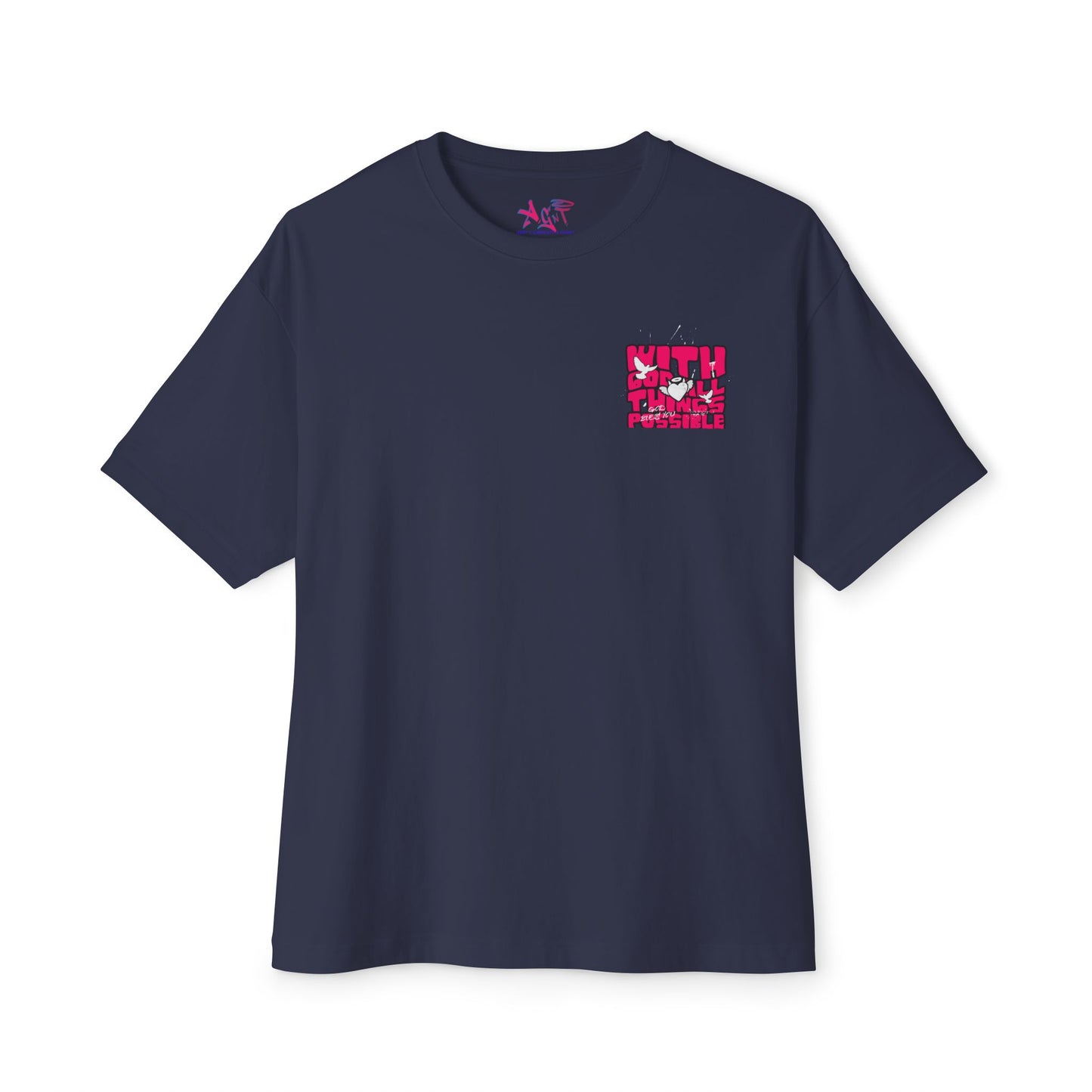 With God! Unisex Oversized Boxy Tee